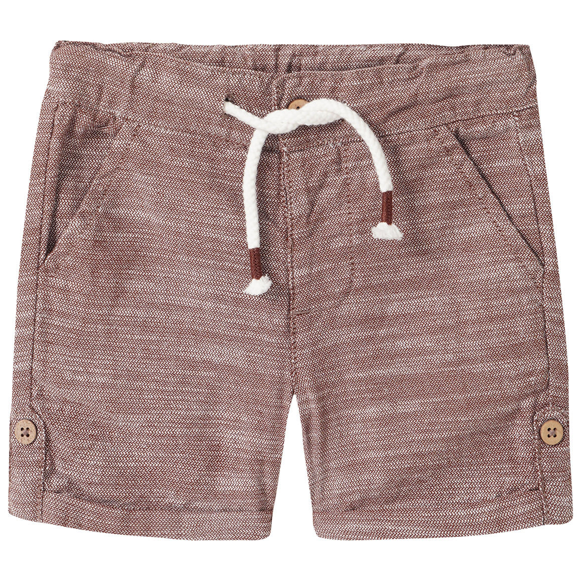 Baby Shorts mit Webstruktur von Topomini