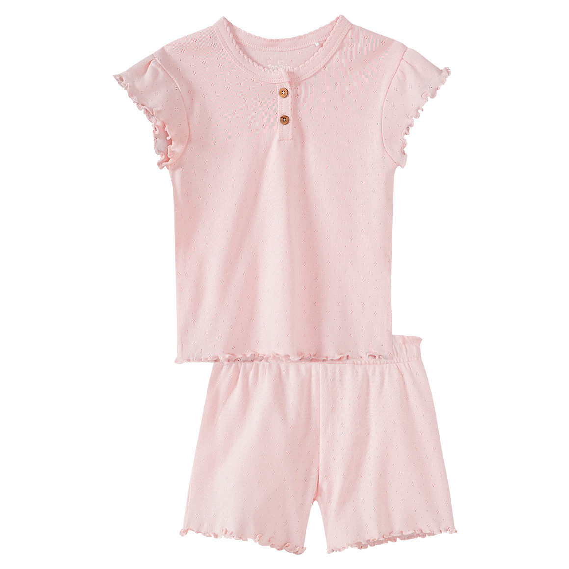 Baby Shorty mit Ajour-Muster von Topomini