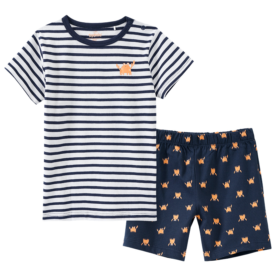 Baby Shorty mit Krabben-Motiven Baby Shorty mit Krabben-Motiven von Topomini