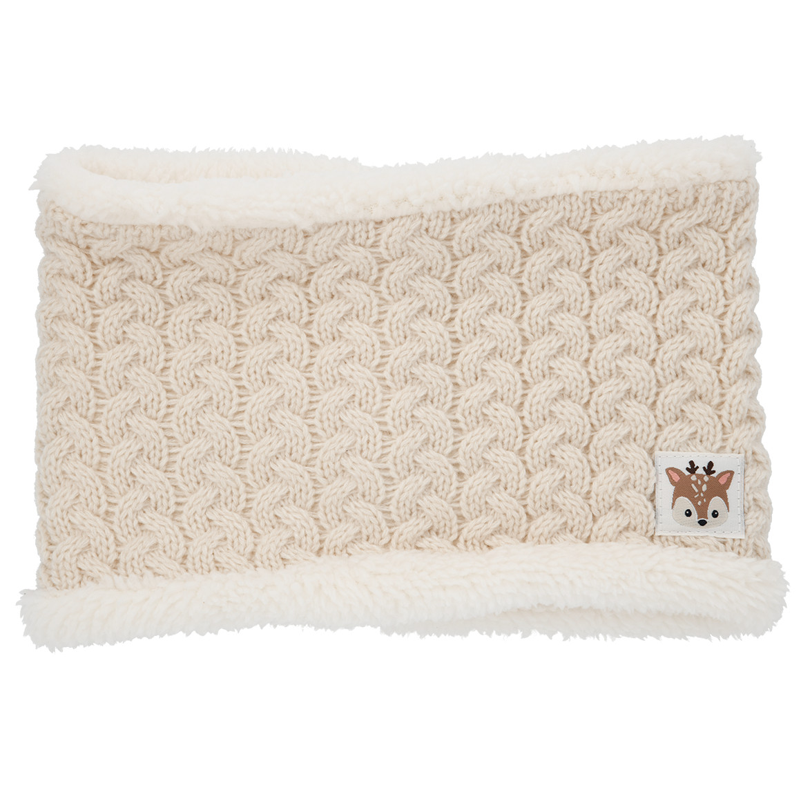 Baby Snood mit Zopfmuster von Topomini
