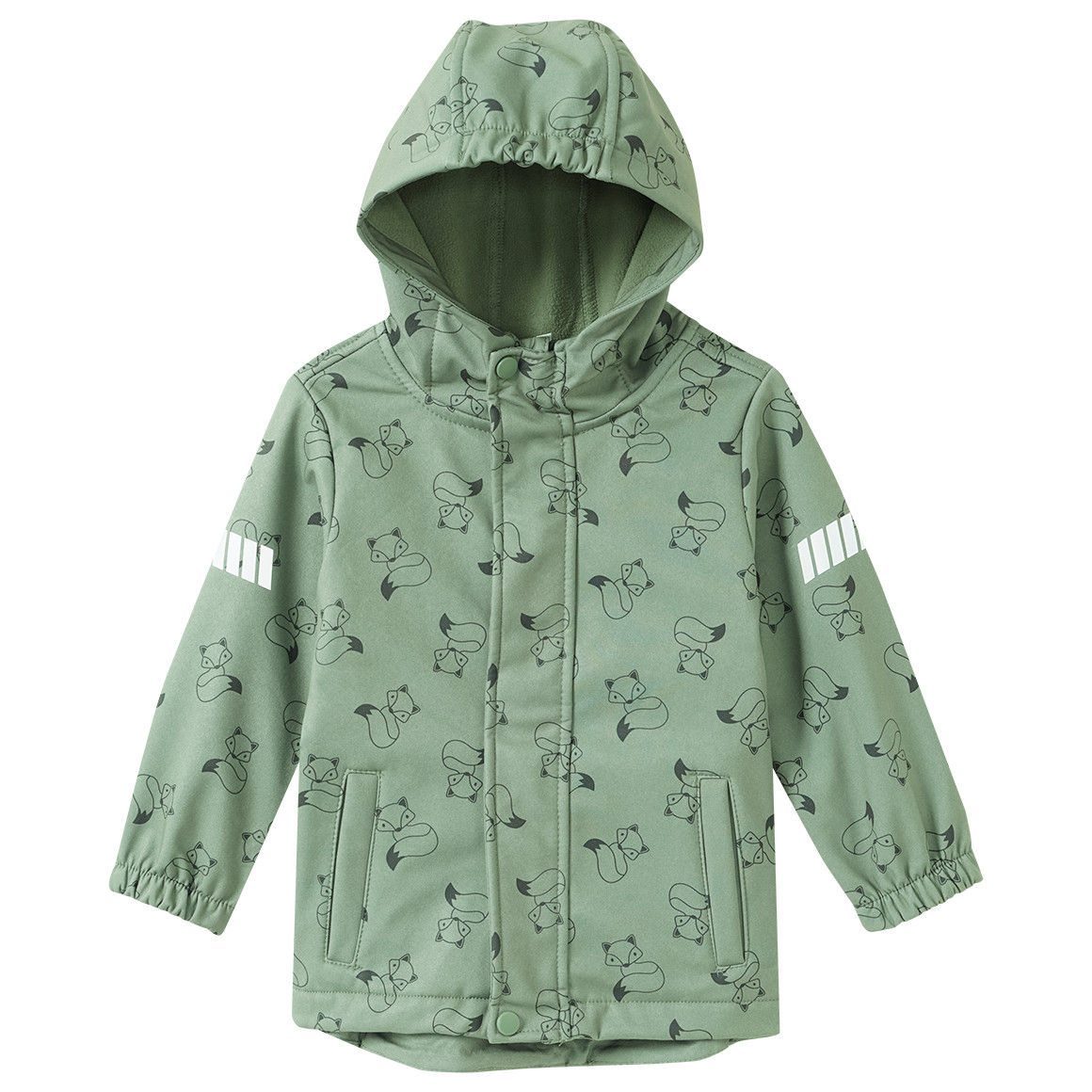Baby Softshelljacke mit Fuchs-Motiven von Topomini