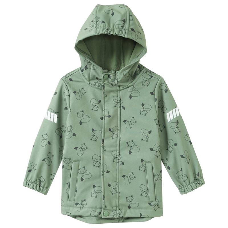 Baby Softshelljacke mit Fuchs-Motiven von Topomini