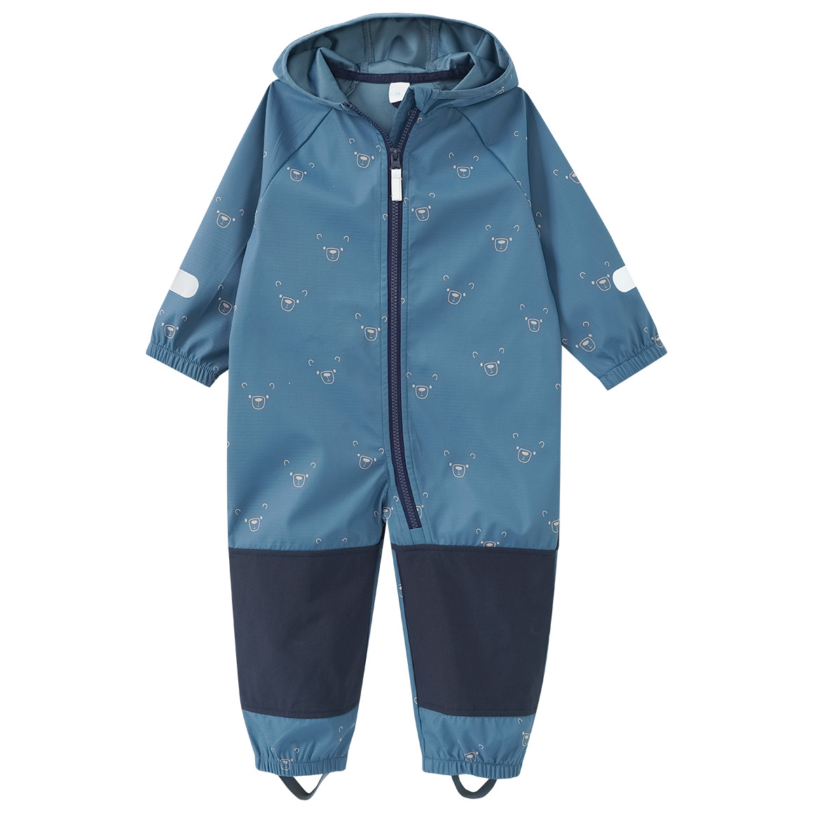 Baby Softshelloverall mit Bär-Allover von Topomini