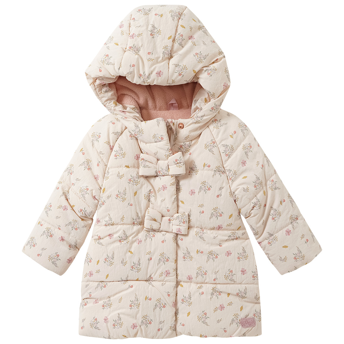 Baby Steppjacke mit Blumen allover Baby Steppjacke mit Blumen allover von Topomini