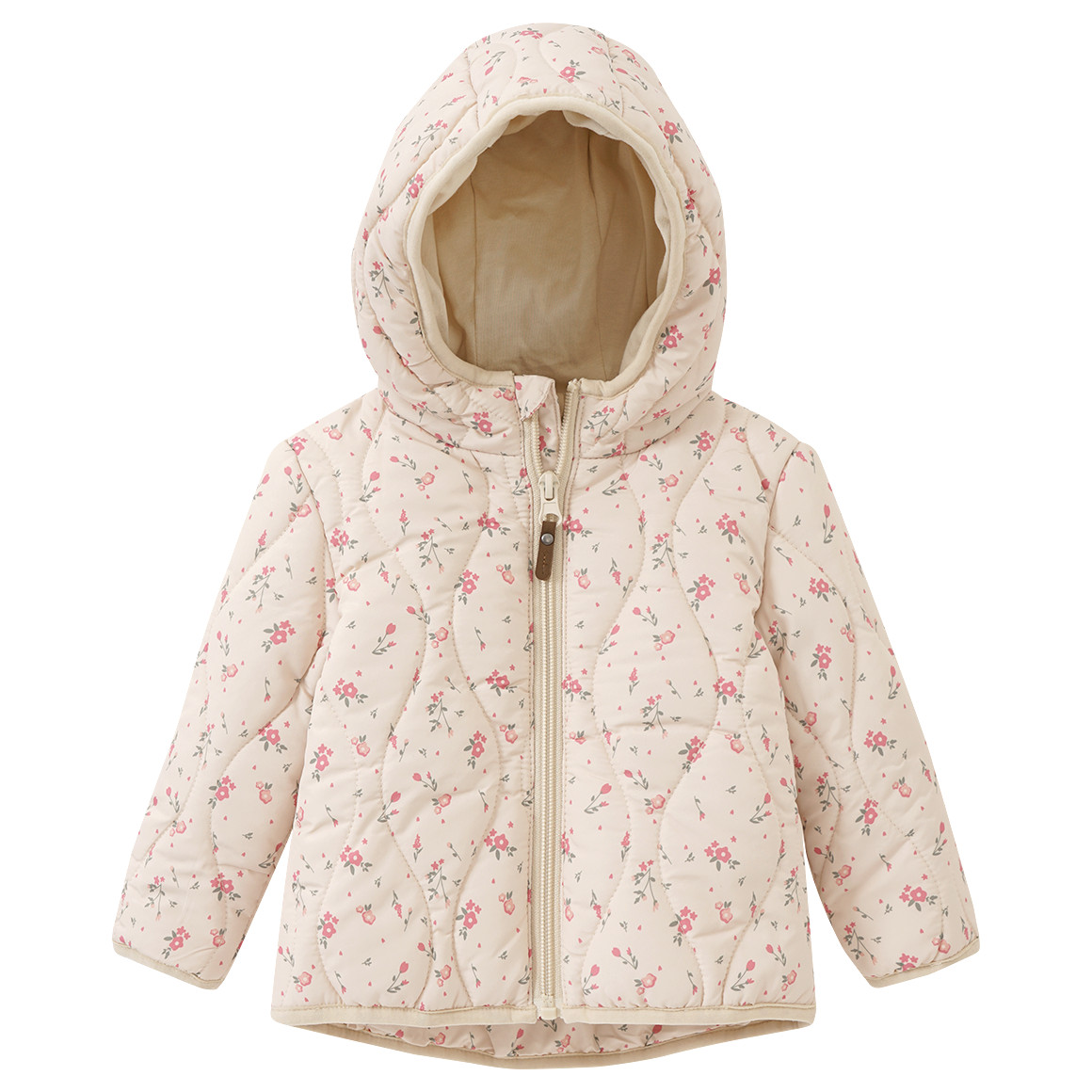 Baby Steppjacke mit Kapuze von Topomini