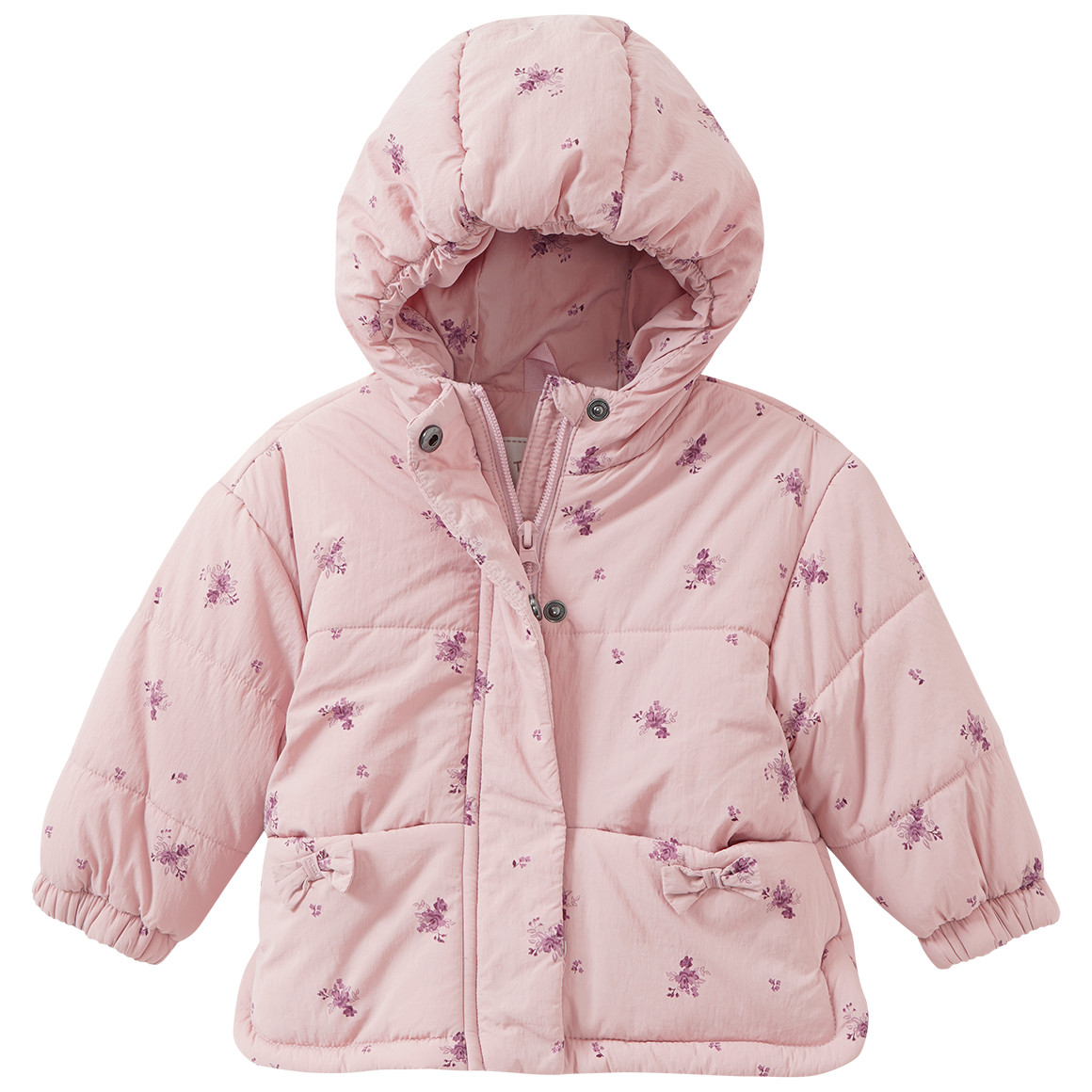 Baby Steppjacke mit Kapuze von Topomini