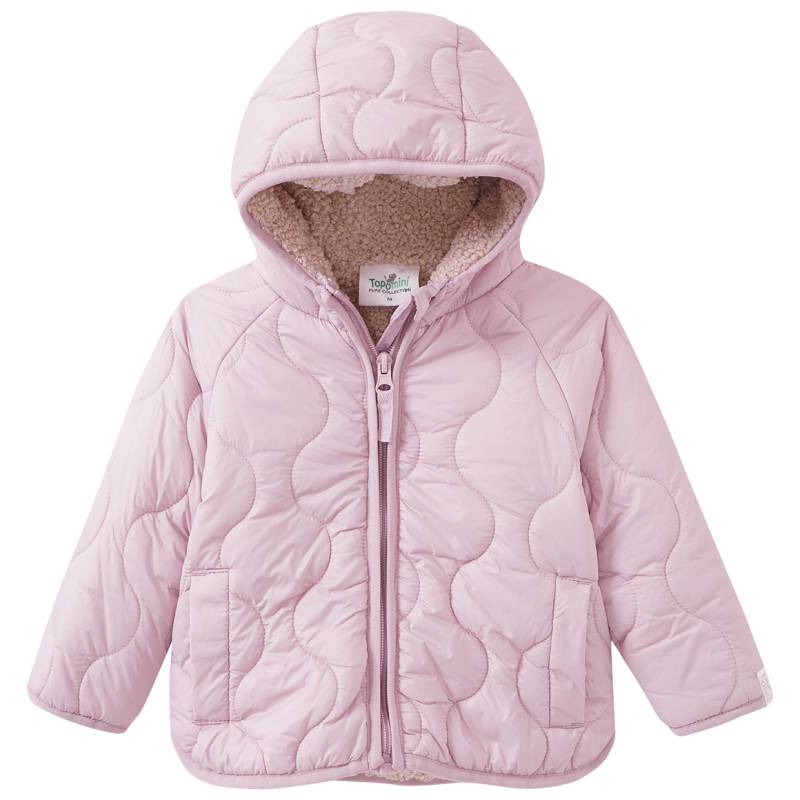 Baby Steppjacke mit Teddyfutter von Topomini