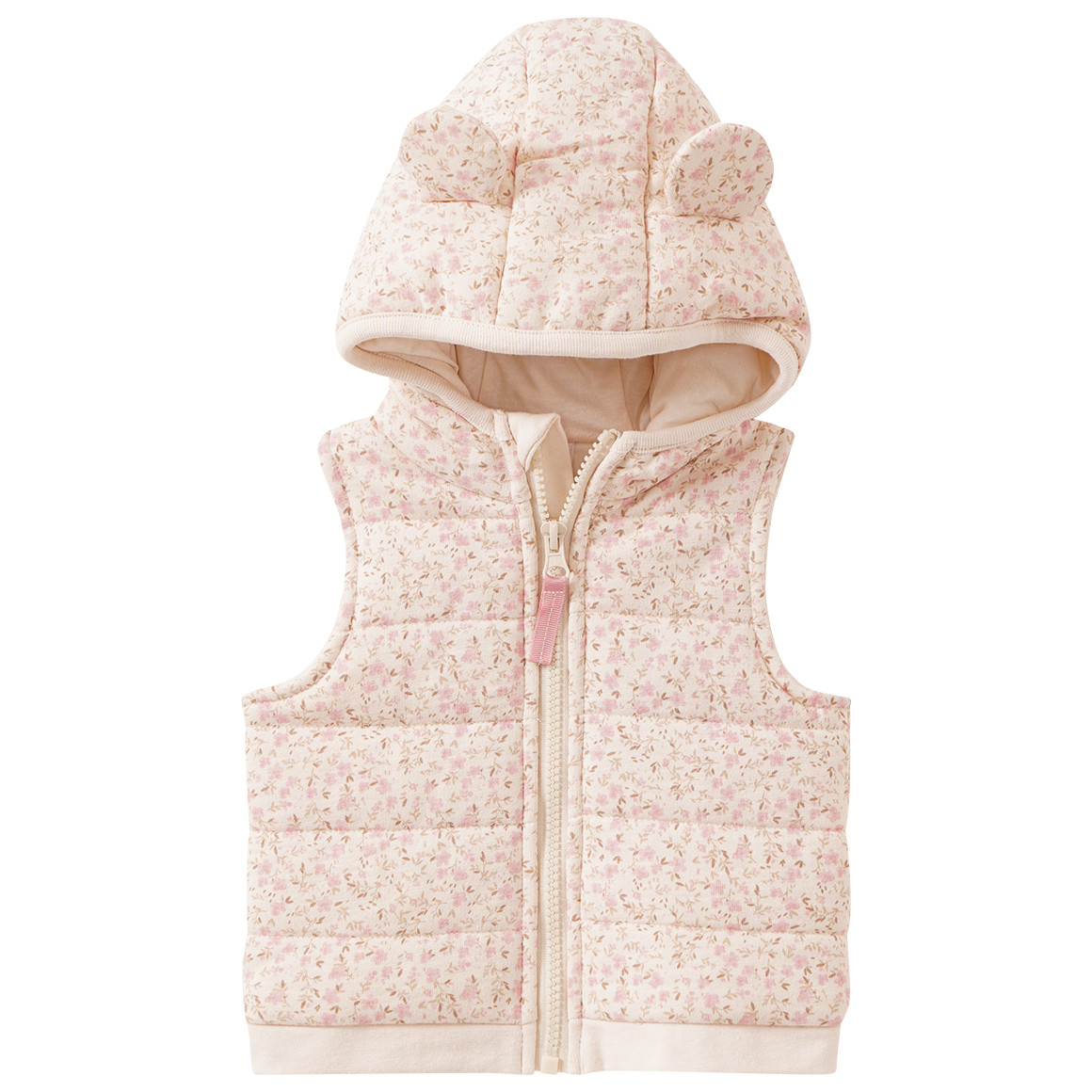 Baby Steppweste mit Blümchen-Print Baby Steppweste mit Blümchen-Print von Topomini