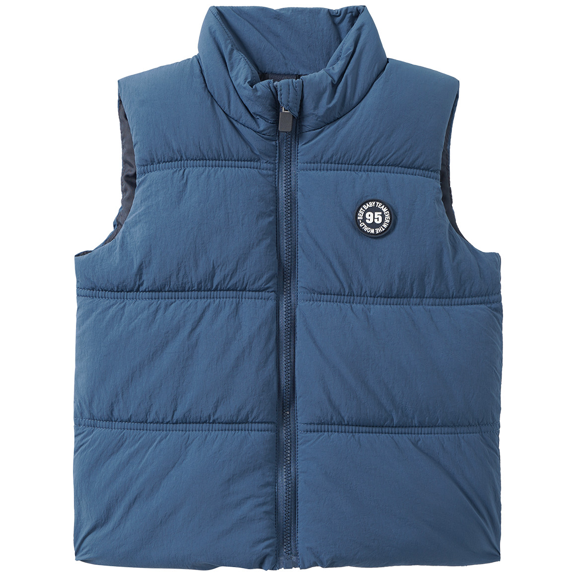 Baby Steppweste mit Stehkragen von Topomini