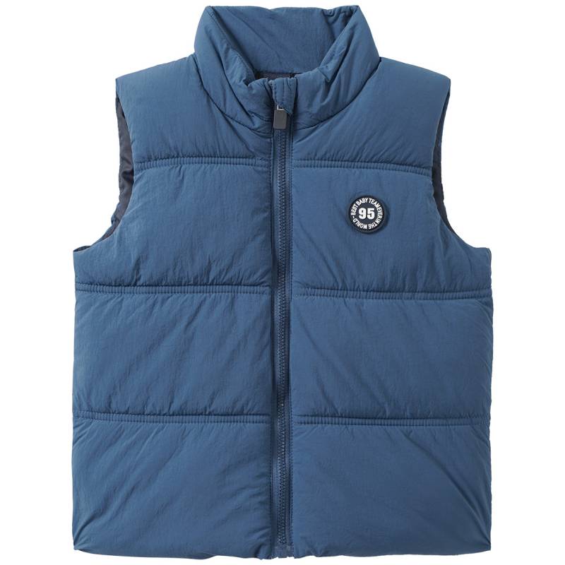 Baby Steppweste mit Stehkragen von Topomini