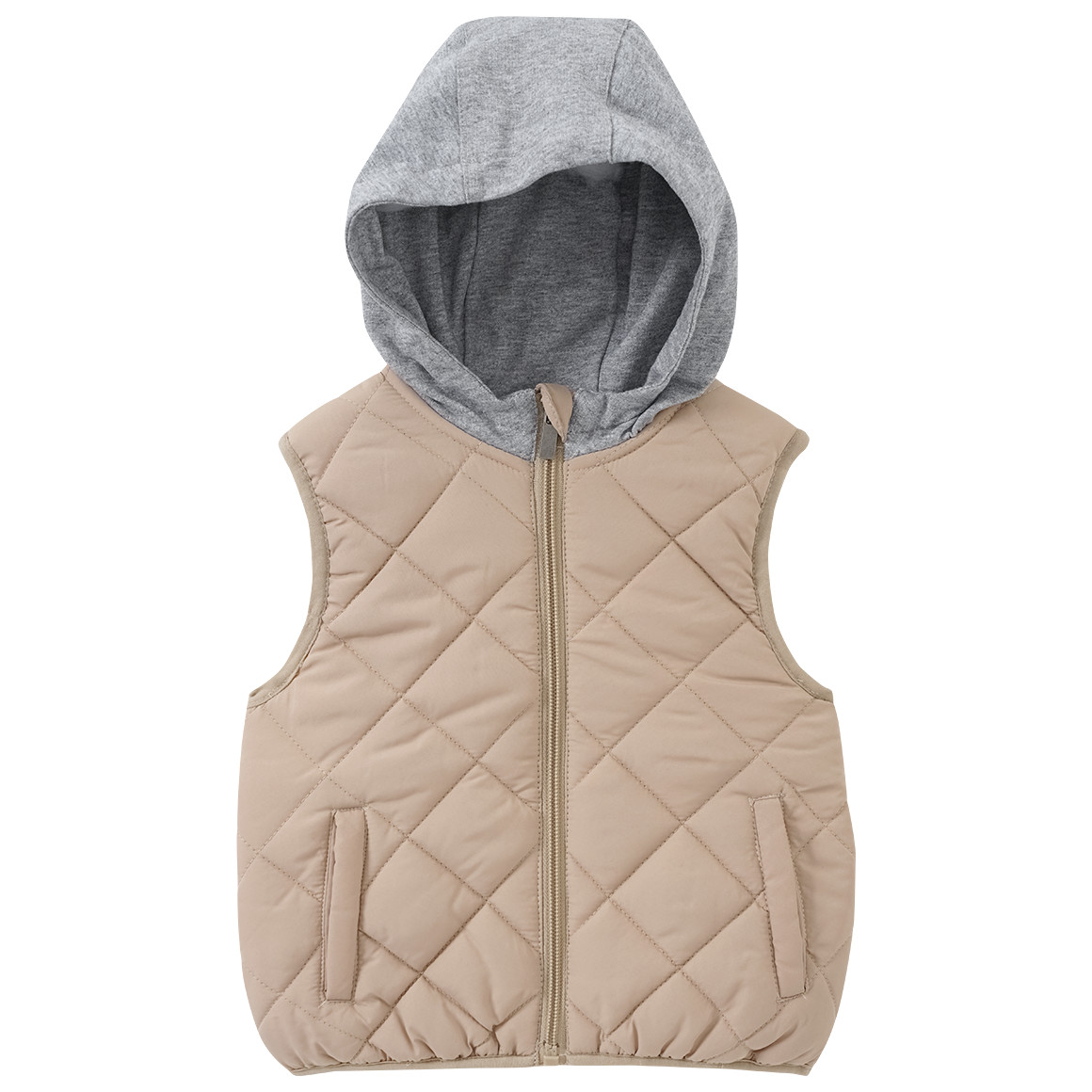 Baby Steppweste mit Sweatkapuze Baby Steppweste mit Sweatkapuze von Topomini