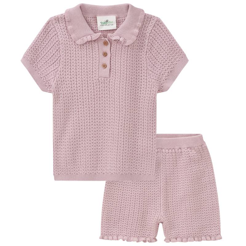Baby Strick-Set mit Shirt und Hose von Topomini