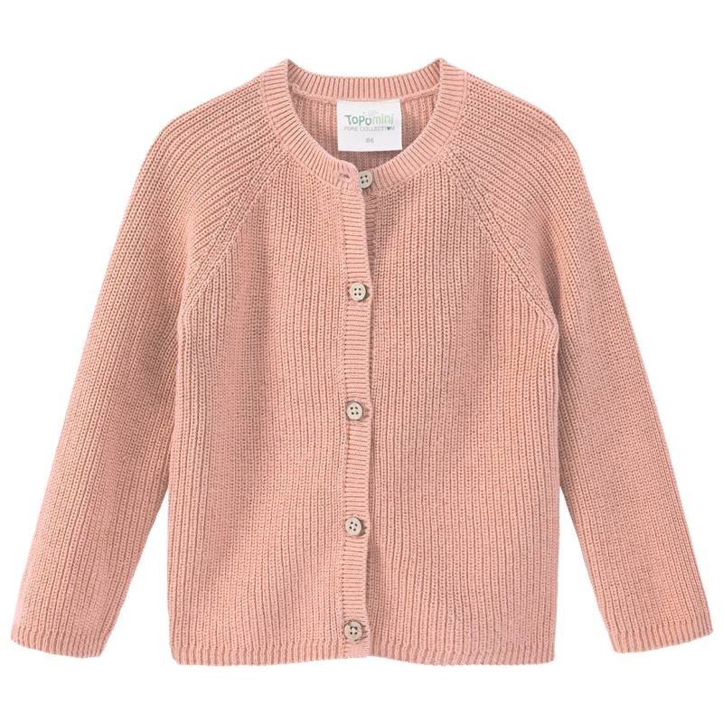 Baby Strickjacke mit Knopfleiste von Topomini