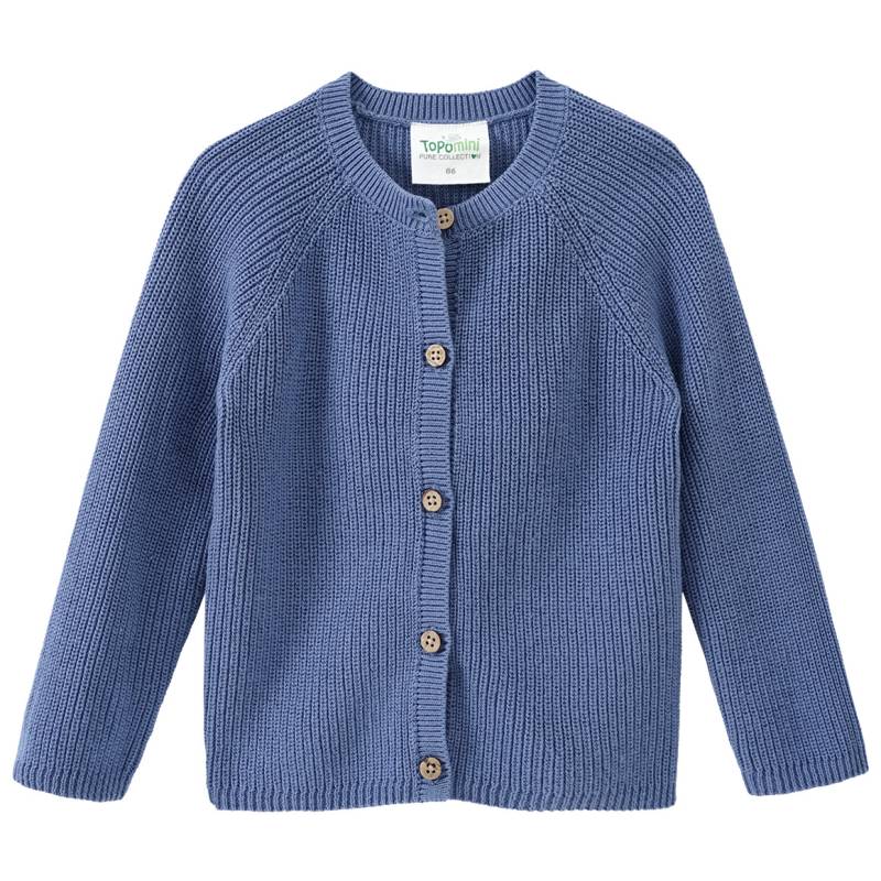 Baby Strickjacke mit Knopfleiste von Topomini