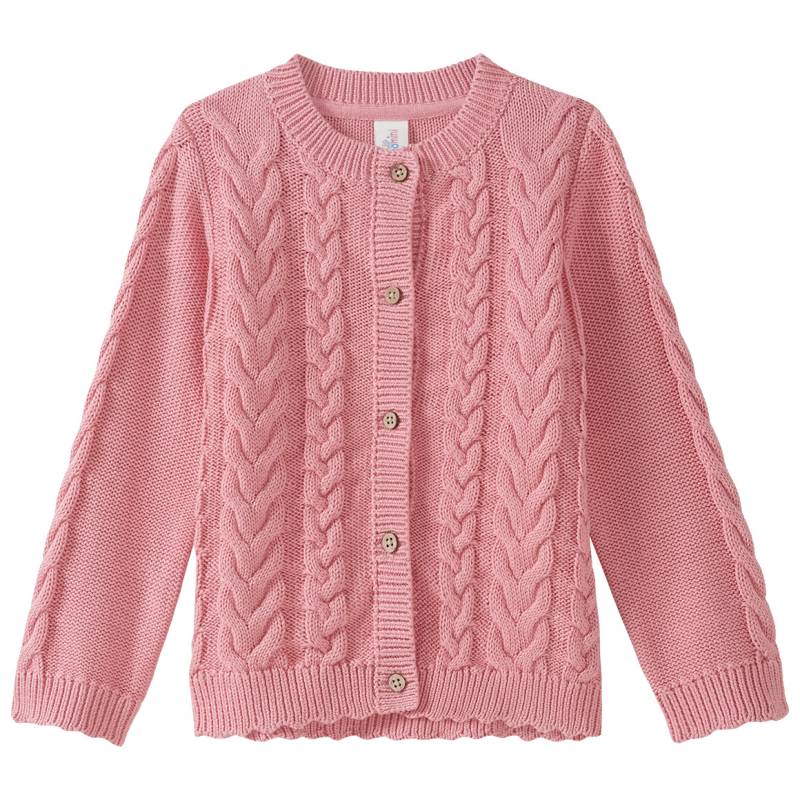 Baby Strickjacke mit Zopfmuster von Topomini