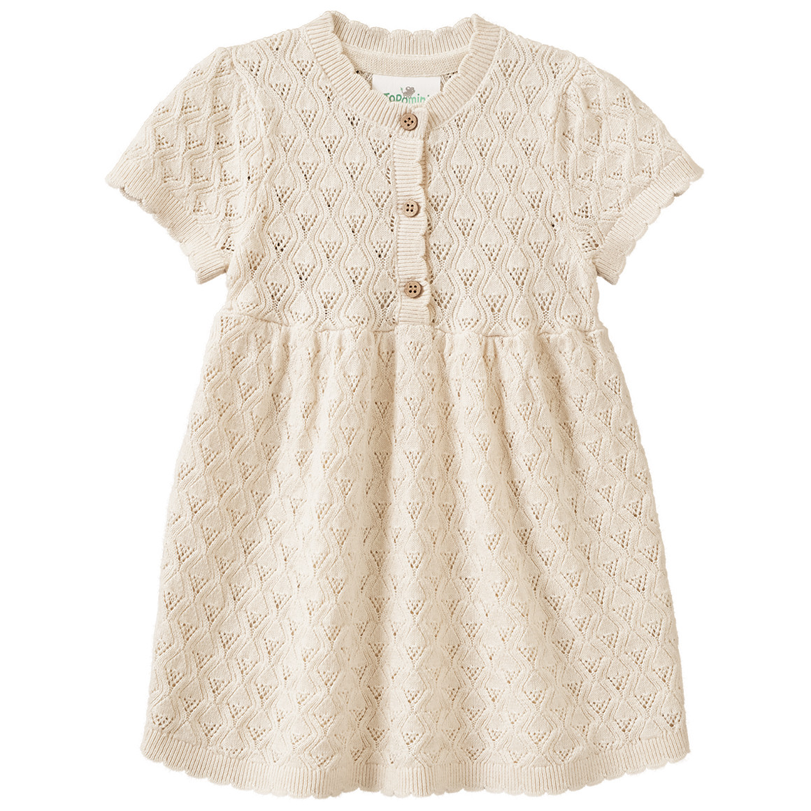 Baby Strickkleid aus Bio-Baumwolle von Topomini