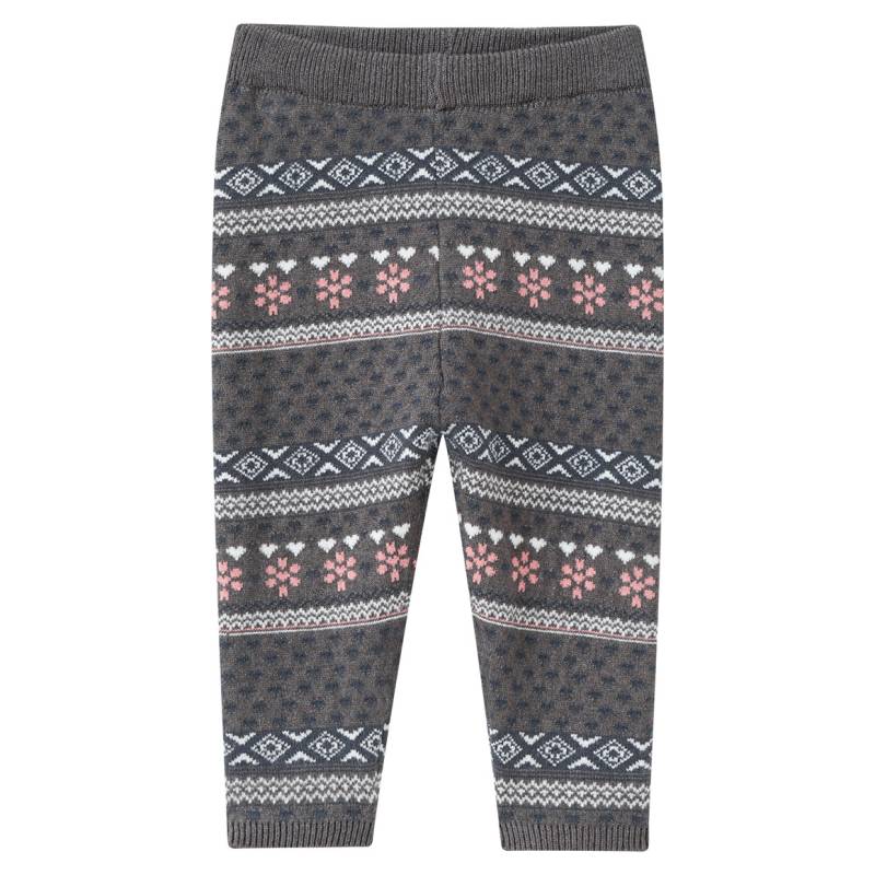 Baby Strickleggings mit Norwegermuster von Topomini