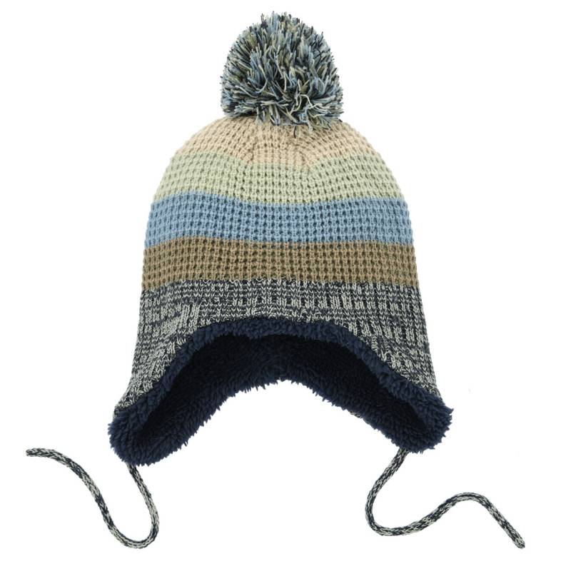 Baby Strickmütze mit Bommel von Topomini