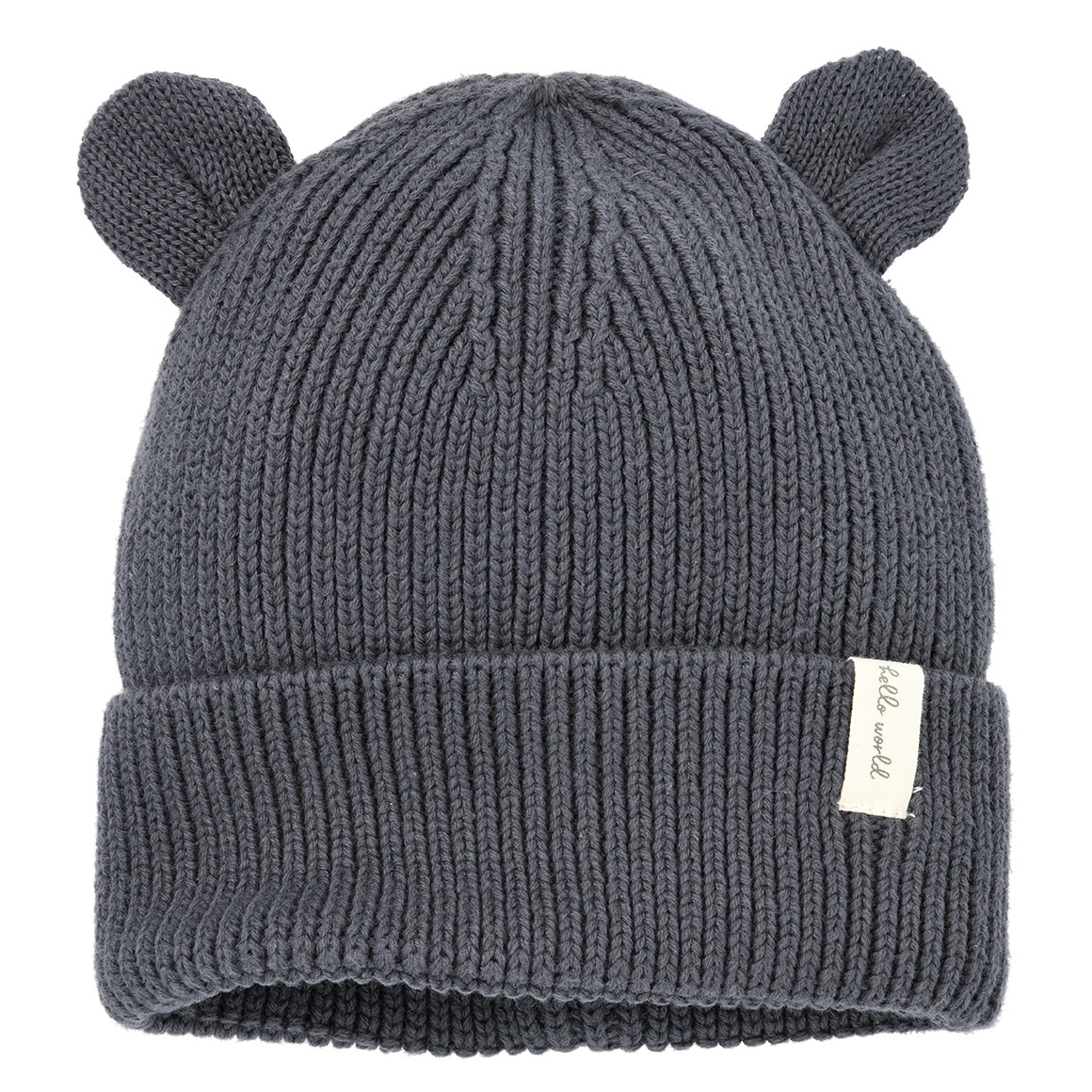 Baby Strickmütze mit Öhrchen von Topomini