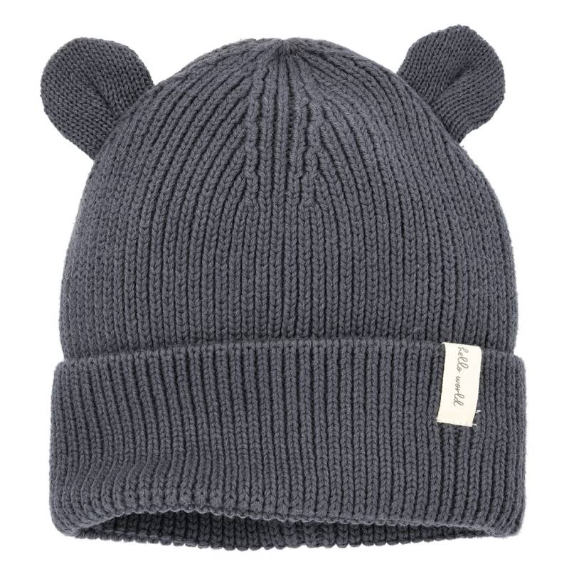 Baby Strickmütze mit Öhrchen von Topomini