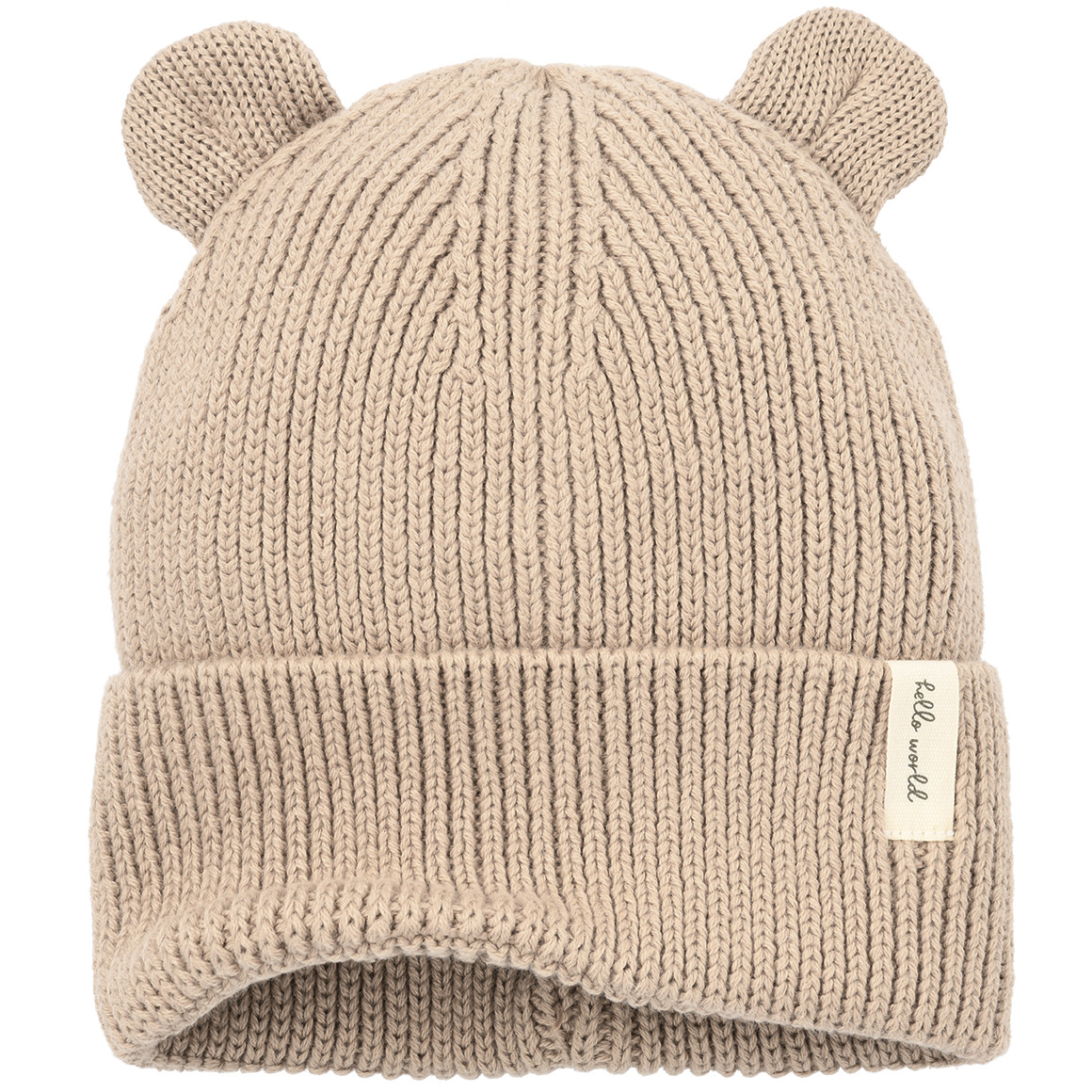 Baby Strickmütze mit Öhrchen von Topomini