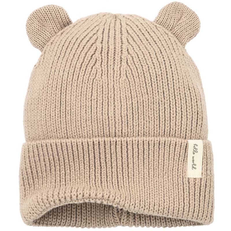 Baby Strickmütze mit Öhrchen von Topomini