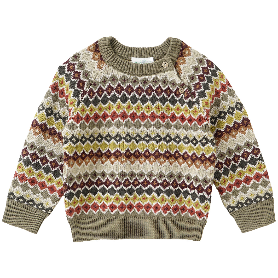Baby Strickpullover aus Bio-Baumwolle von Topomini