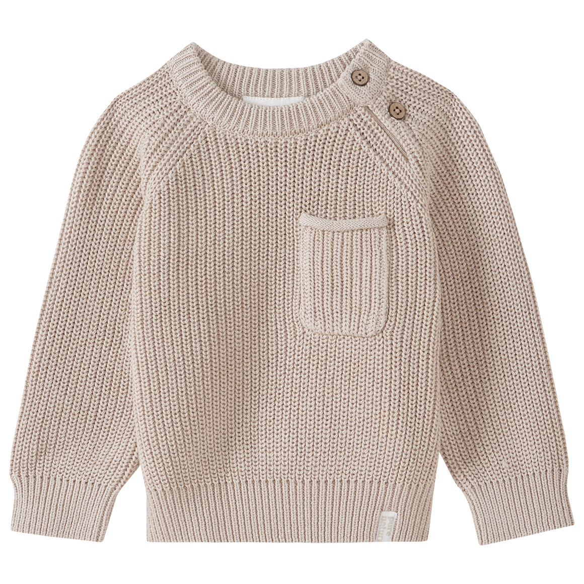 Baby Strickpullover mit Raglanärmeln Baby Strickpullover mit Raglanärmeln von Topomini