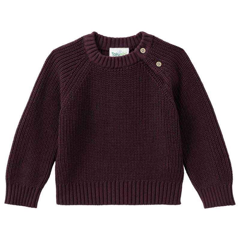 Baby Strickpullover mit Rippstruktur Baby Strickpullover mit Rippstruktur von Topomini
