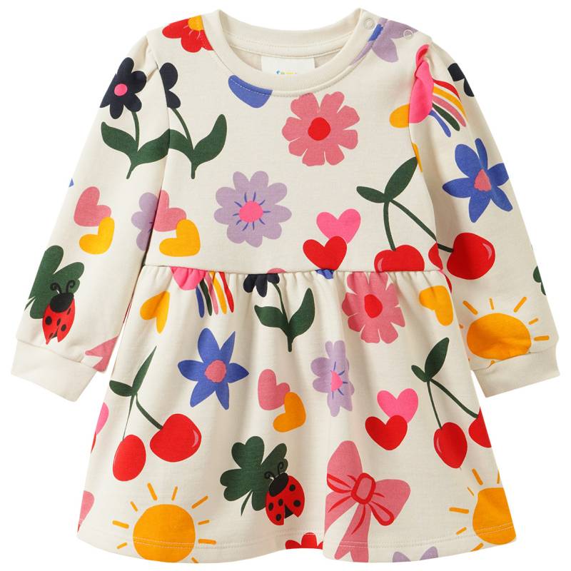 Baby Sweatkleid mit Allover-Print Baby Sweatkleid mit Allover-Print von Topomini
