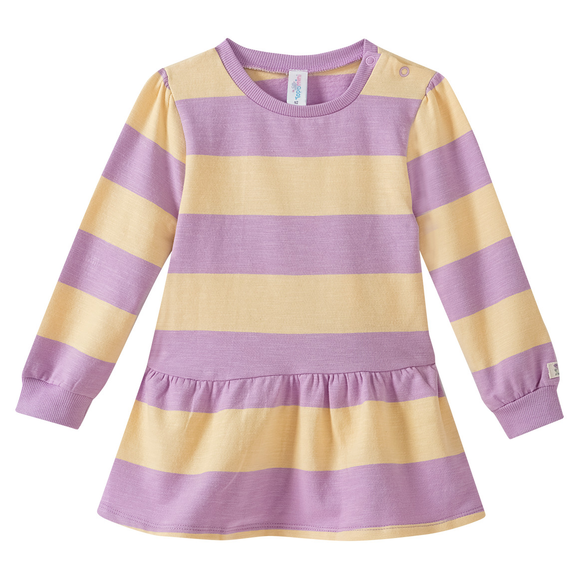 Baby Sweatkleid mit Volant von Topomini
