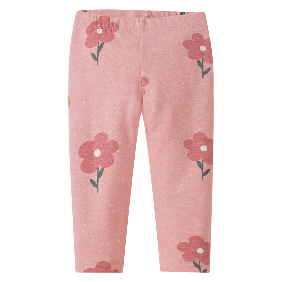 Baby Sweatleggings mit Blumen-Muster Baby Sweatleggings mit Blumen-Muster von Topomini