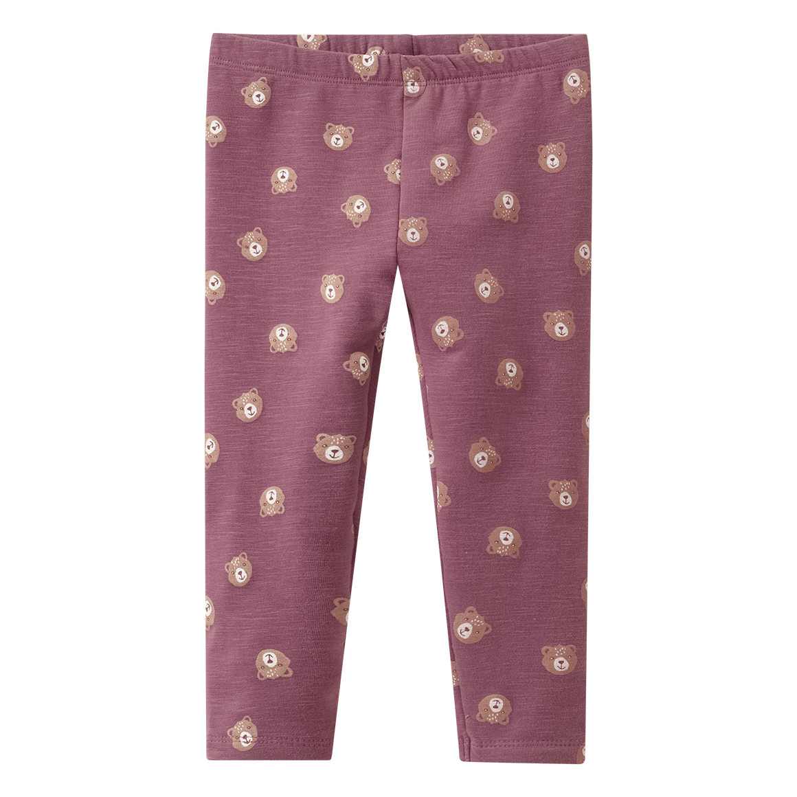 Baby Sweatleggings mit Teddy-Print Baby Sweatleggings mit Teddy-Print von Topomini