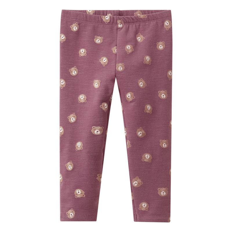 Baby Sweatleggings mit Teddy-Print Baby Sweatleggings mit Teddy-Print von Topomini
