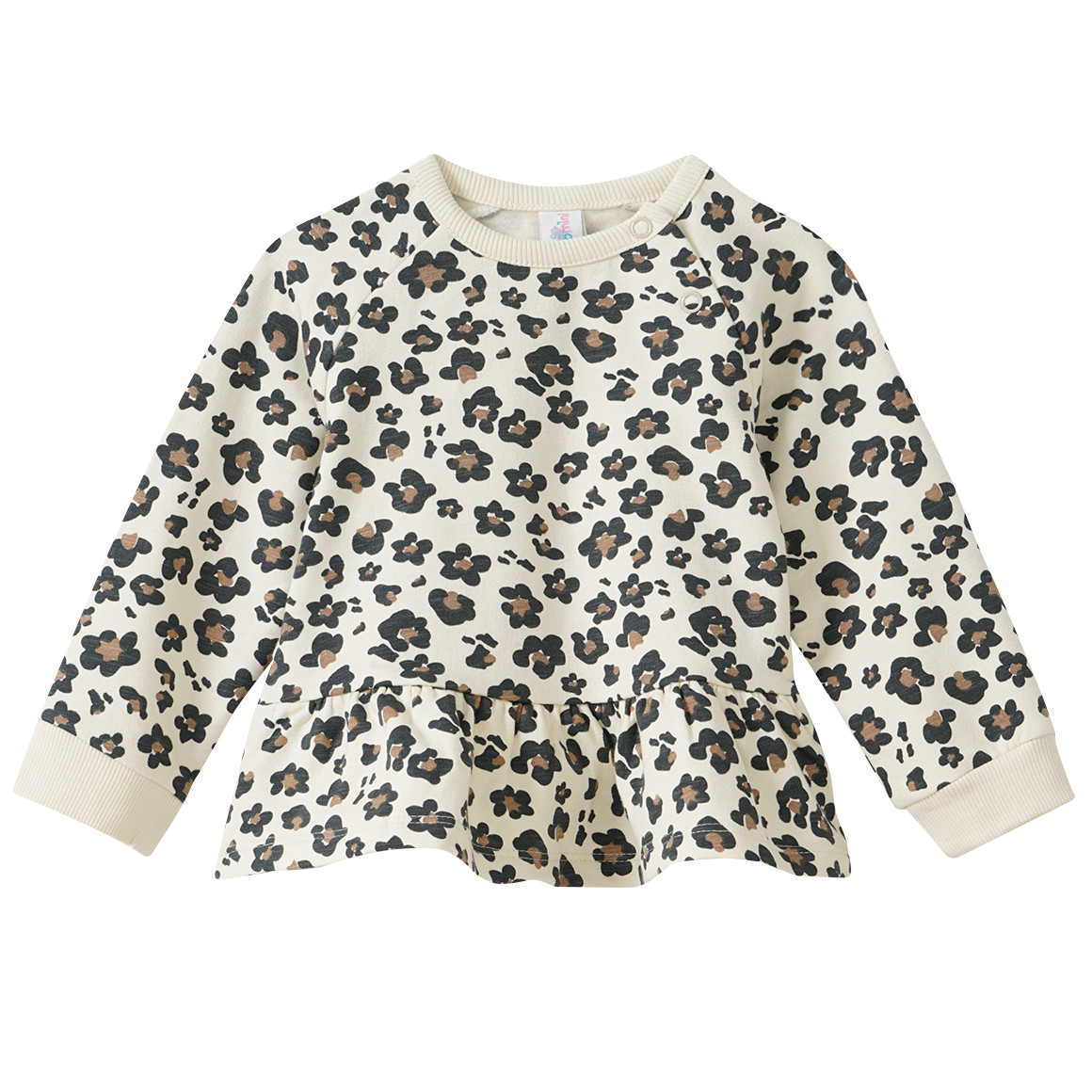 Baby Sweatshirt im Leo-Look Baby Sweatshirt im Leo-Look von Topomini