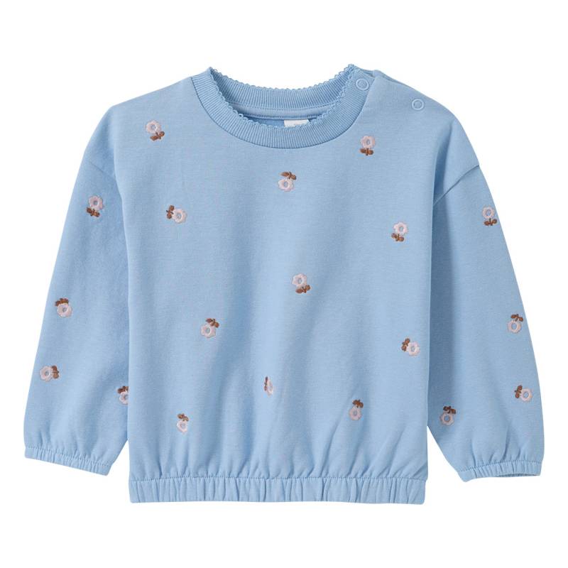 Baby Sweatshirt mit Blumen-Stickerei Baby Sweatshirt mit Blumen-Stickerei von Topomini