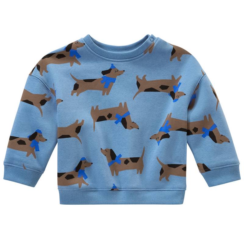Baby Sweatshirt mit Dackel-Allover von Topomini