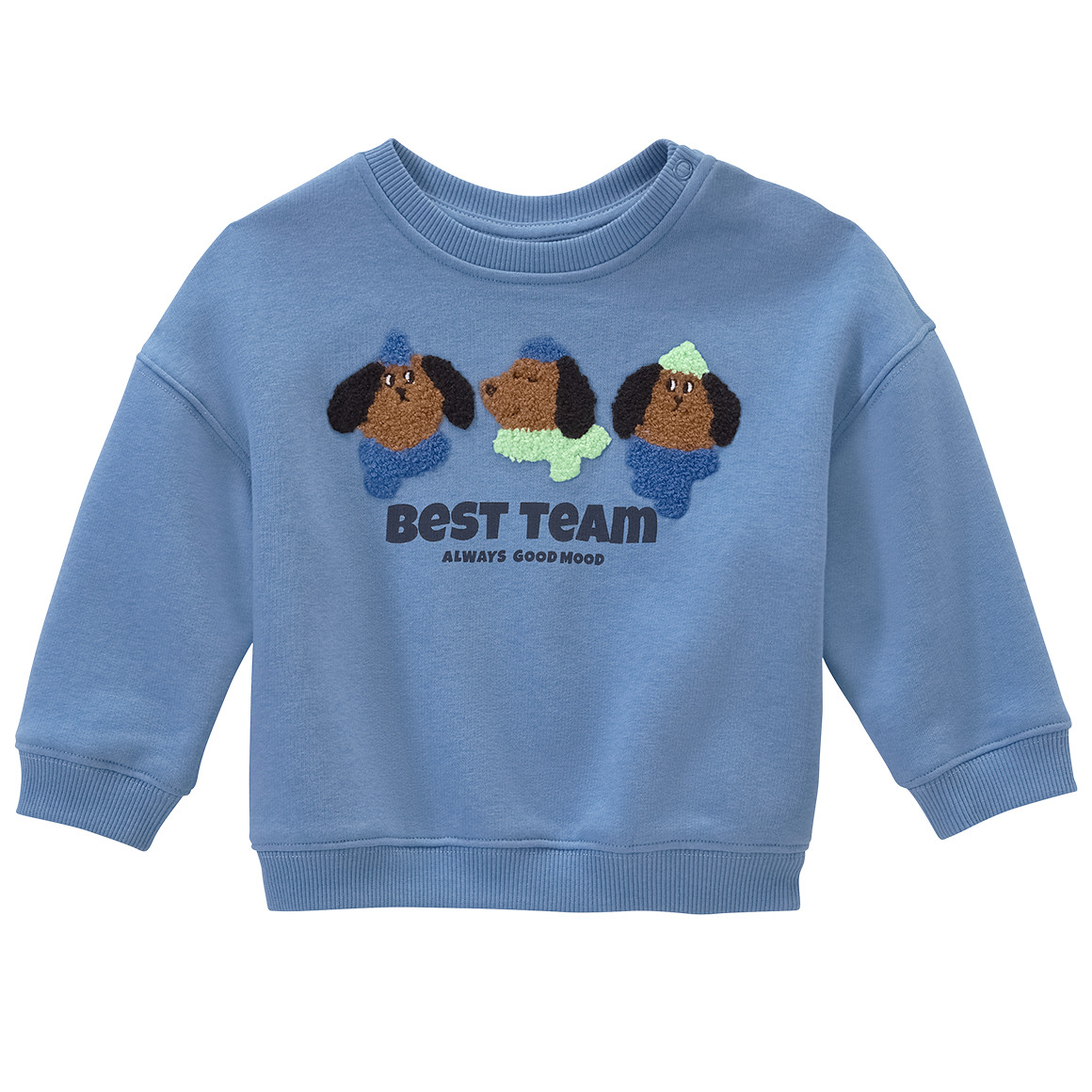 Baby Sweatshirt mit Dackel-Applikation von Topomini