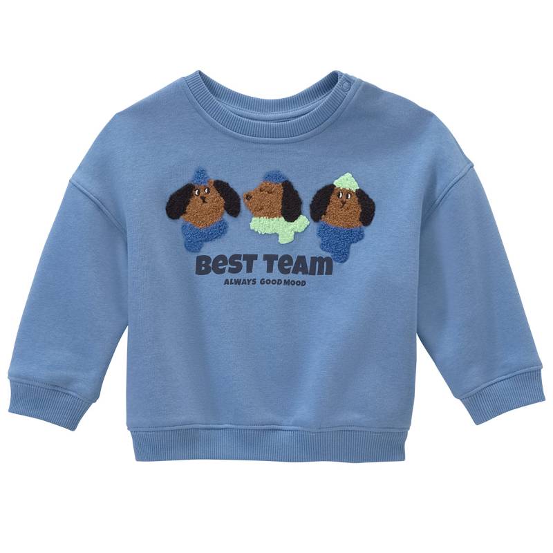 Baby Sweatshirt mit Dackel-Applikation von Topomini