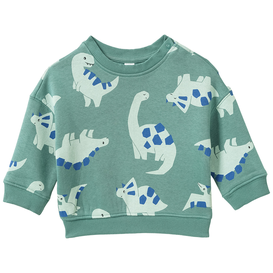 Baby Sweatshirt mit Dino-Allover Baby Sweatshirt mit Dino-Allover von Topomini