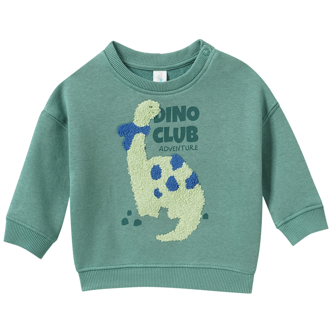 Baby Sweatshirt mit Dino-Applikation Baby Sweatshirt mit Dino-Applikation von Topomini
