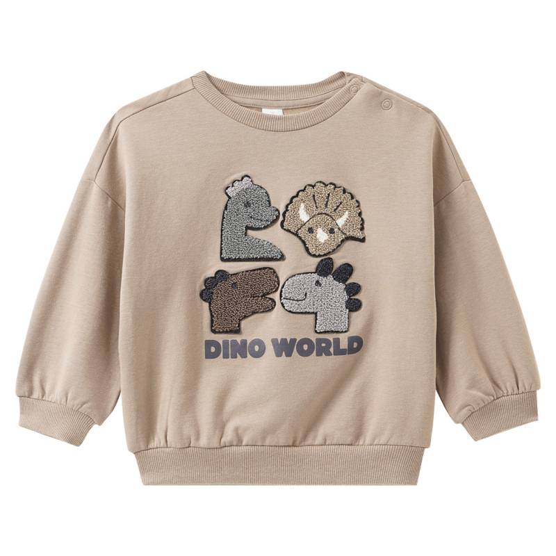 Baby Sweatshirt mit Dino-Applikation Baby Sweatshirt mit Dino-Applikation von Topomini