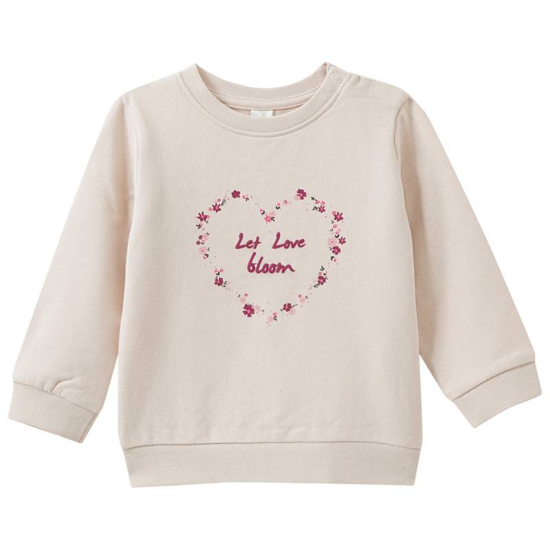 Baby Sweatshirt mit Herz-Motiv Baby Sweatshirt mit Herz-Motiv von Topomini