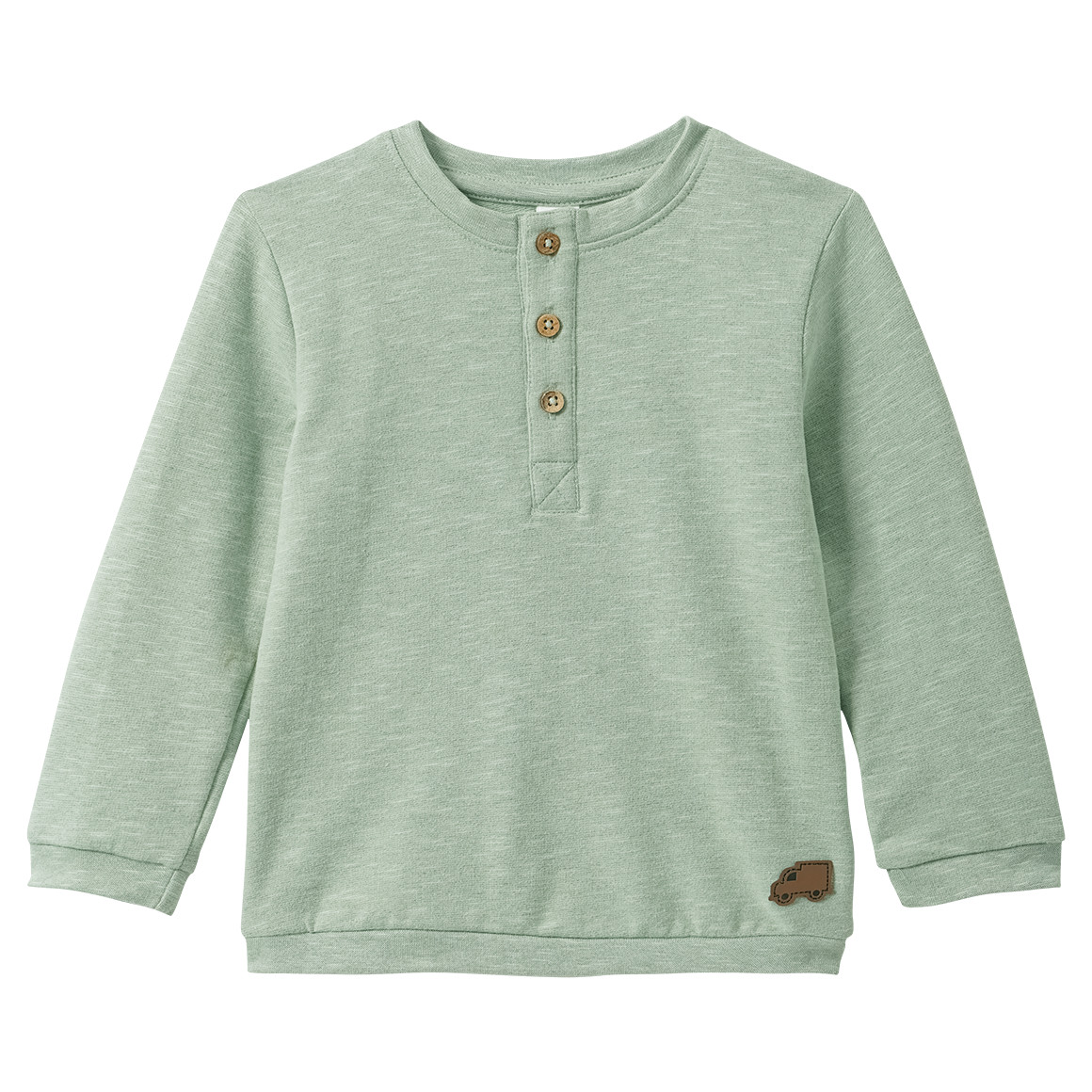 Baby Sweatshirt mit Knopfleiste Baby Sweatshirt mit Knopfleiste von Topomini