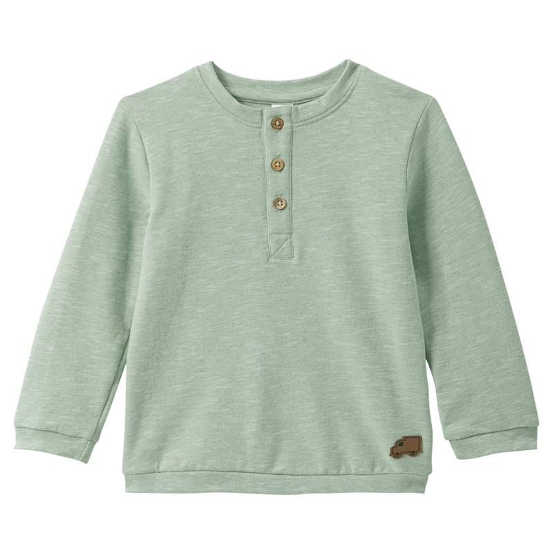 Baby Sweatshirt mit Knopfleiste Baby Sweatshirt mit Knopfleiste von Topomini