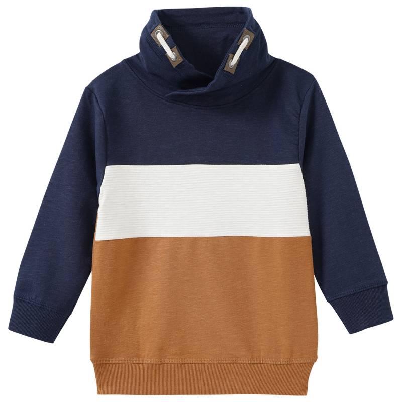 Baby Sweatshirt mit Schalkragen Baby Sweatshirt mit Schalkragen von Topomini