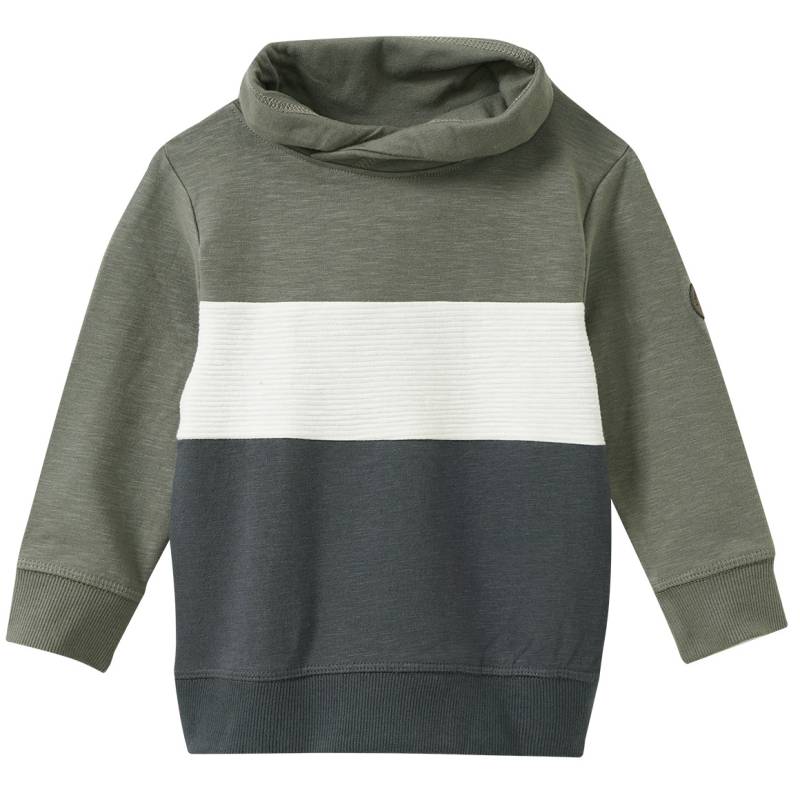 Baby Sweatshirt mit Schalkragen Baby Sweatshirt mit Schalkragen von Topomini