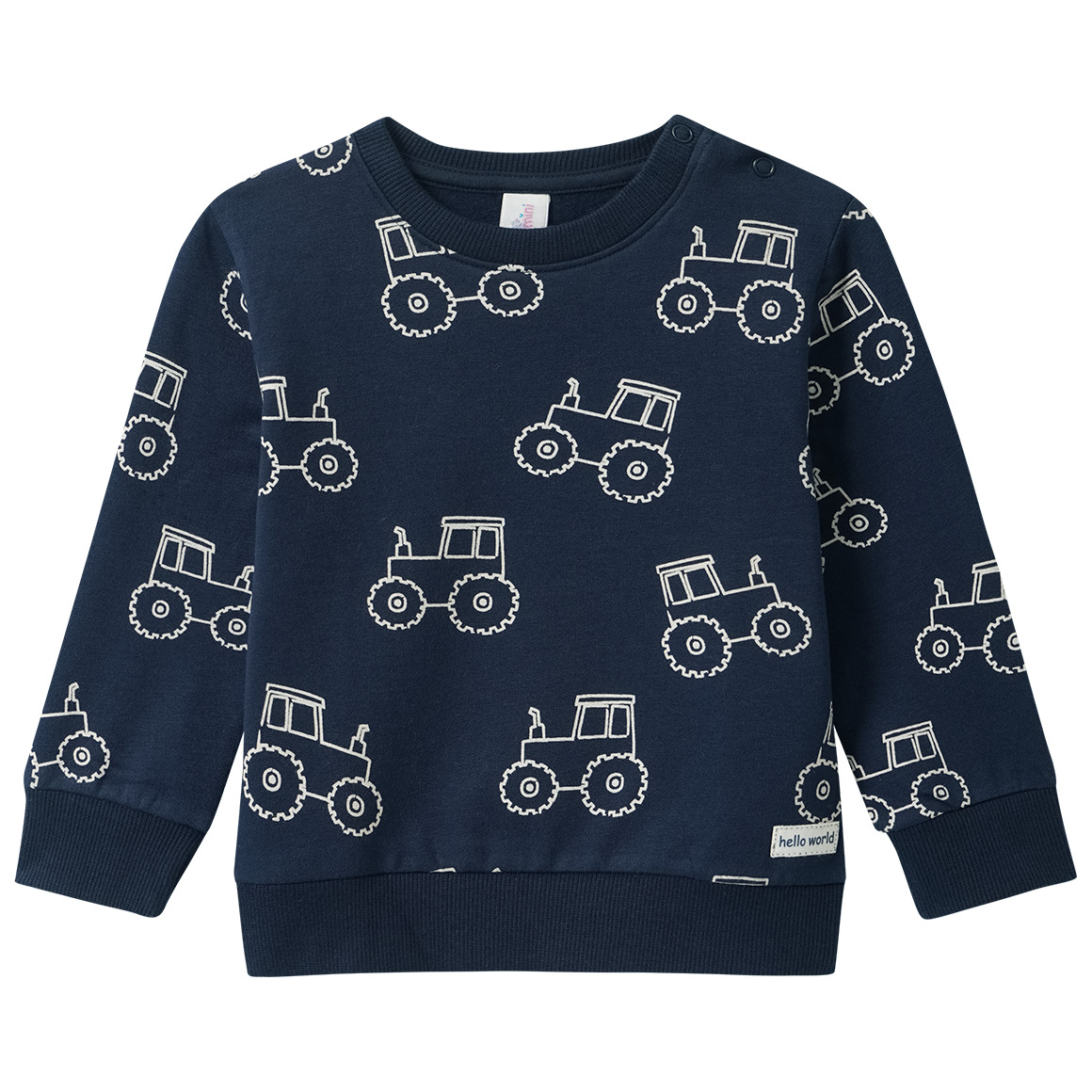 Baby Sweatshirt mit Trecker-Print Baby Sweatshirt mit Trecker-Print von Topomini