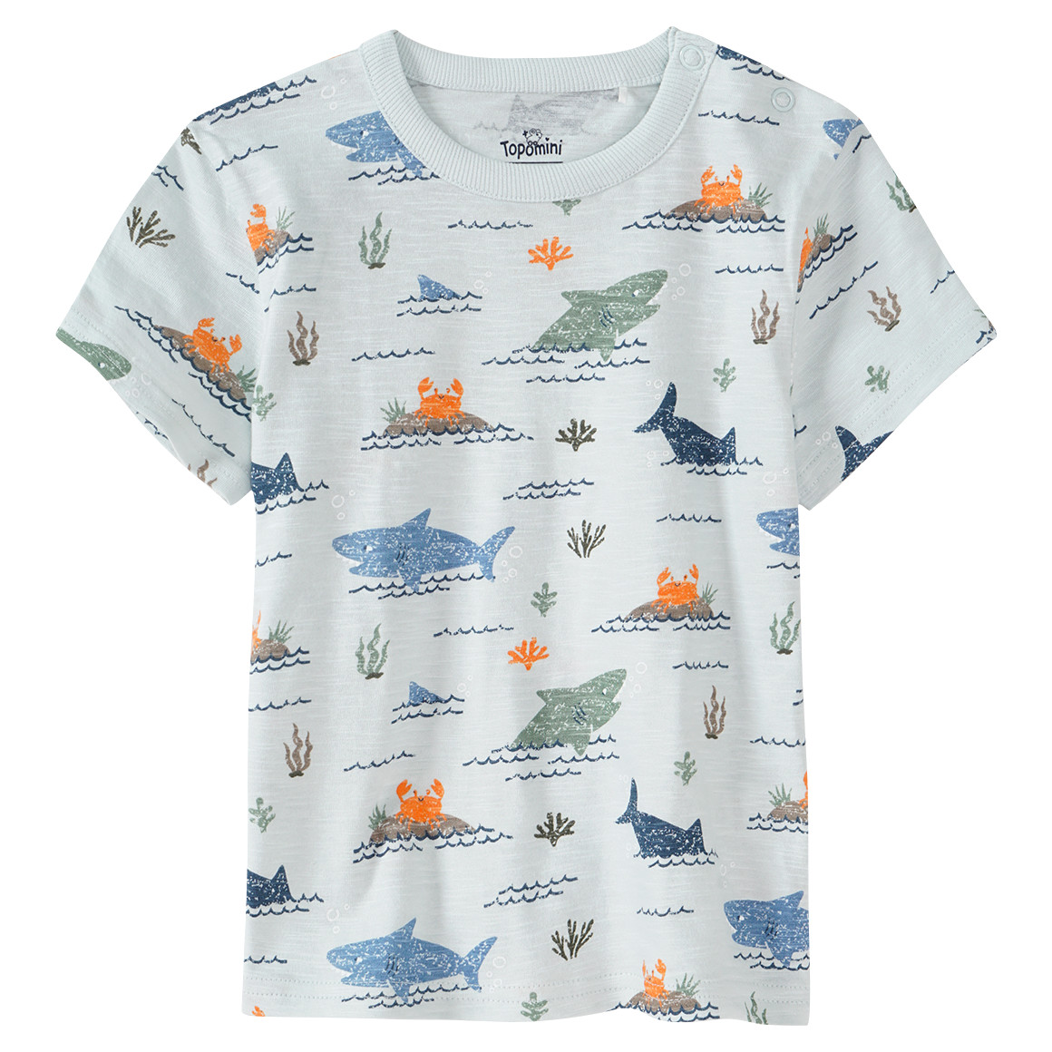 Baby T-Shirt aus Bio-Baumwolle von Topomini