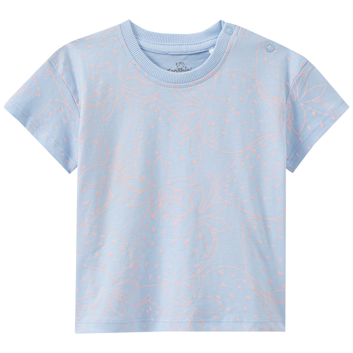 Baby T-Shirt mit Allover-Print Baby T-Shirt mit Allover-Print von Topomini
